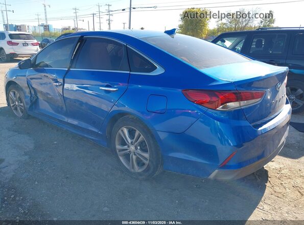 5NPE34AF9JH595958 2018 HYUNDAI SONATA Синий 