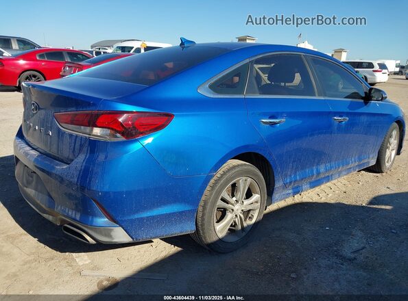 5NPE34AF9JH595958 2018 HYUNDAI SONATA Синий 