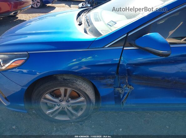 5NPE34AF9JH595958 2018 HYUNDAI SONATA Синий 