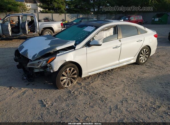 5NPE34AFXHH509311 2017 HYUNDAI SONATA White Передня ліва чверть