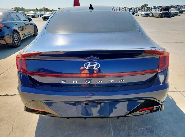 5NPEF4JA1LH016184 2020 HYUNDAI SONATA Blue Vista trasera