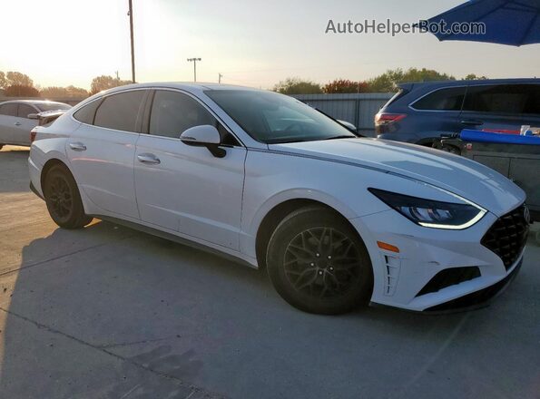5NPEF4JAXMH072562 2021 HYUNDAI SONATA Белый Передняя правая четверть