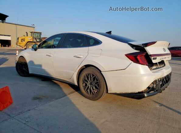 5NPEF4JAXMH072562 2021 HYUNDAI SONATA Белый Задняя левая четверть