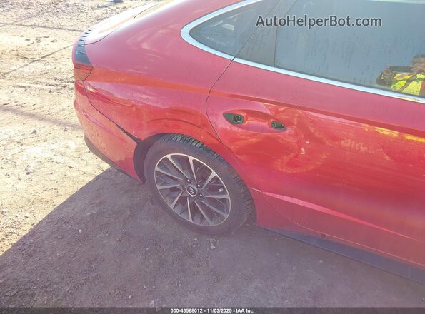 5NPEH4J20LH042570 2020 HYUNDAI SONATA Red 