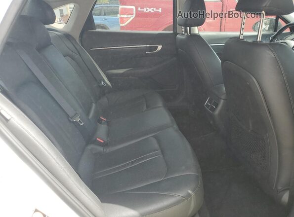 5NPEH4J22LH006881 2020 HYUNDAI SONATA White Հետևի նստատեղերի տեսք
