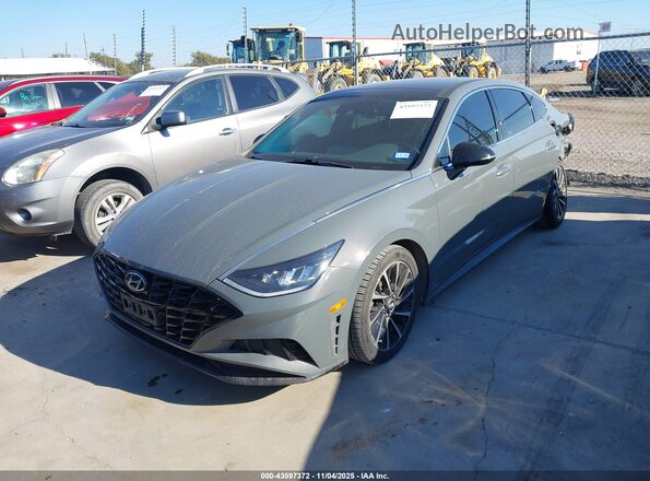 5NPEJ4J25LH024358 2020 HYUNDAI SONATA Gray Przód lewy