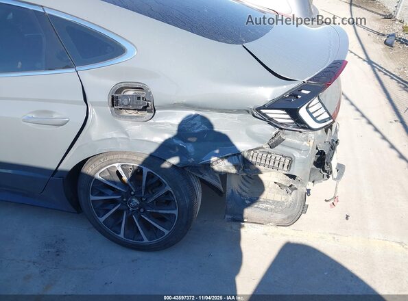 5NPEJ4J25LH024358 2020 HYUNDAI SONATA Gray Widok z przodu