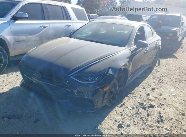 5NPEK4JC0NH143556 2022 HYUNDAI SONATA Gray Przód lewy