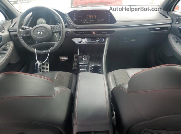 5NPEK4JC2NH142294 2022 HYUNDAI SONATA White Widok deski rozdzielczej
