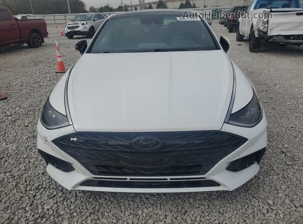 5NPEK4JC2NH142294 2022 HYUNDAI SONATA White Widok z przodu