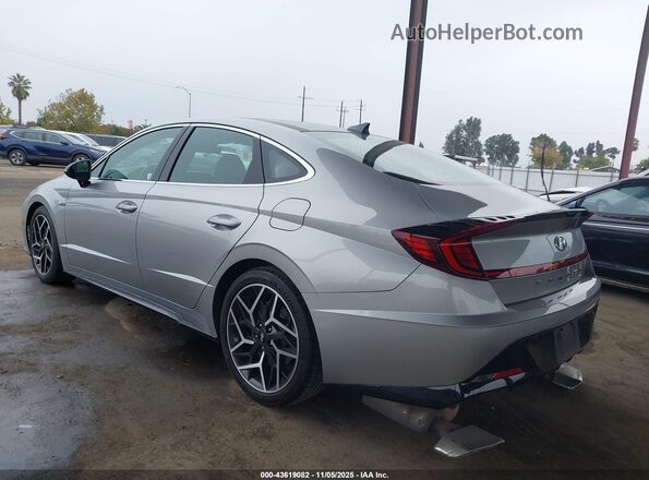 5NPEK4JC7MH132794 2021 HYUNDAI SONATA Silver Հետևի ձախ