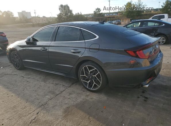 5NPEK4JC9NH143328 2022 HYUNDAI SONATA Серый Задняя левая четверть