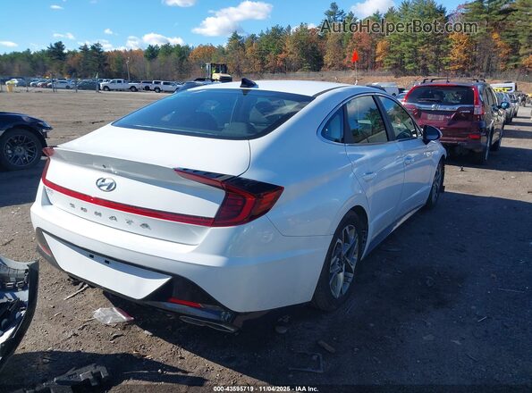 5NPEL4JA2MH100752 2021 HYUNDAI SONATA White Задня права чверть