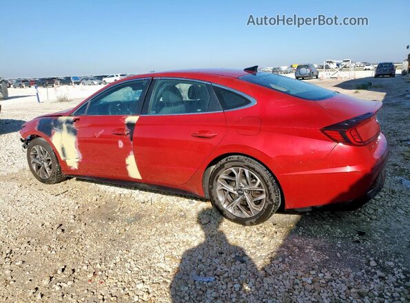 5NPEL4JAXLH026480 2020 HYUNDAI SONATA Red Trasero izquierdo