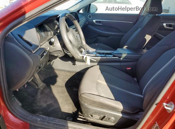 5NPEL4JAXLH026480 2020 HYUNDAI SONATA Red Vista interior delantera