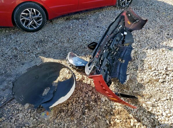 5NPEL4JAXLH026480 2020 HYUNDAI SONATA Red Vista del compartimento del motor