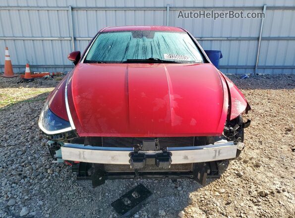 5NPEL4JAXLH026480 2020 HYUNDAI SONATA Red Vista frontal