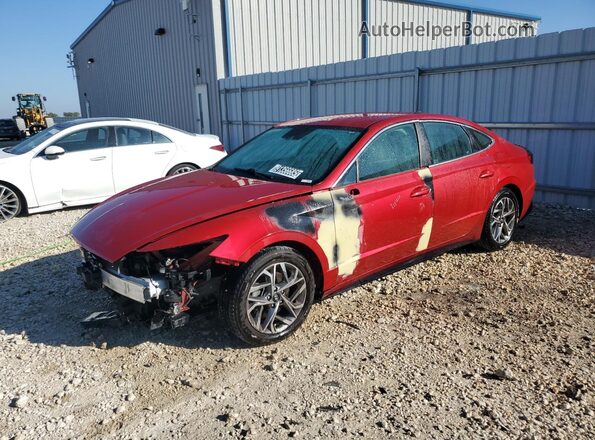 5NPEL4JAXLH026480 2020 HYUNDAI SONATA Red 