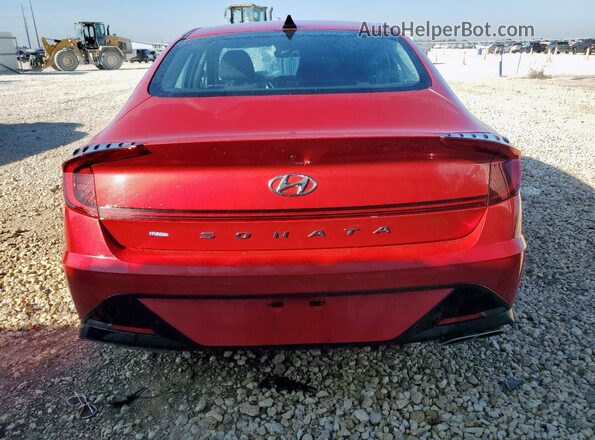 5NPEL4JAXLH026480 2020 HYUNDAI SONATA Red Vista trasera