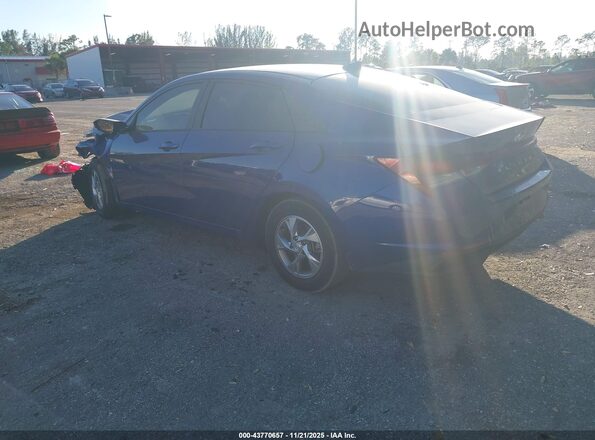 5NPLL4AG0MH041518 2021 HYUNDAI ELANTRA Blue Trasero izquierdo