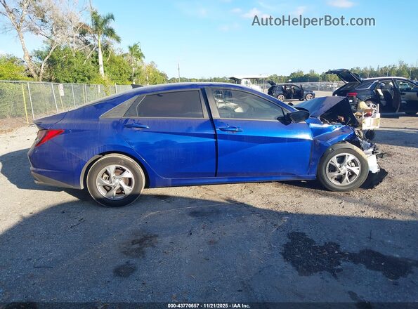 5NPLL4AG0MH041518 2021 HYUNDAI ELANTRA Blue Vista interior de 360 grados