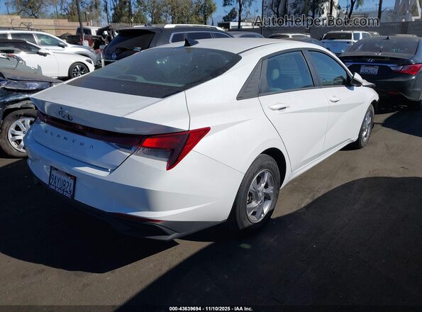 5NPLL4AG0NH077422 2022 HYUNDAI ELANTRA White უკანა მარჯვენა