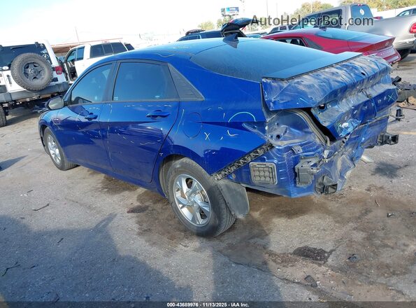 5NPLL4AG1MH030415 2021 HYUNDAI ELANTRA Blue Tył lewy