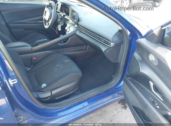 5NPLL4AG1MH030415 2021 HYUNDAI ELANTRA Blue Widok wnętrza z przodu