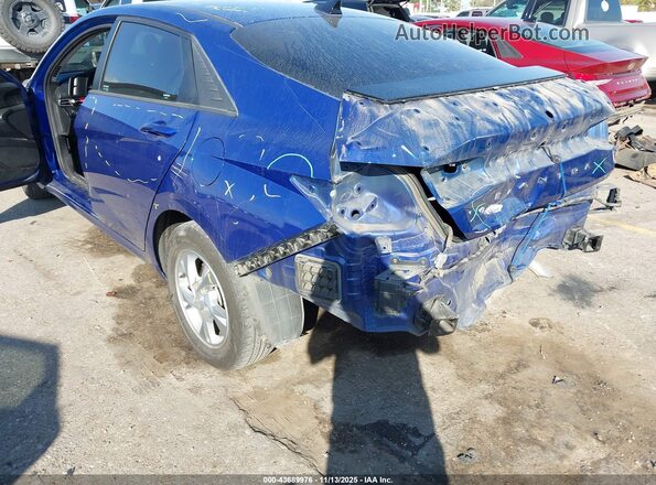 5NPLL4AG1MH030415 2021 HYUNDAI ELANTRA Blue Widok z przodu