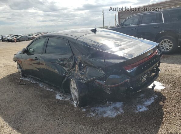 5NPLL4AG9MH014608 2021 HYUNDAI ELANTRA Black Trasero izquierdo