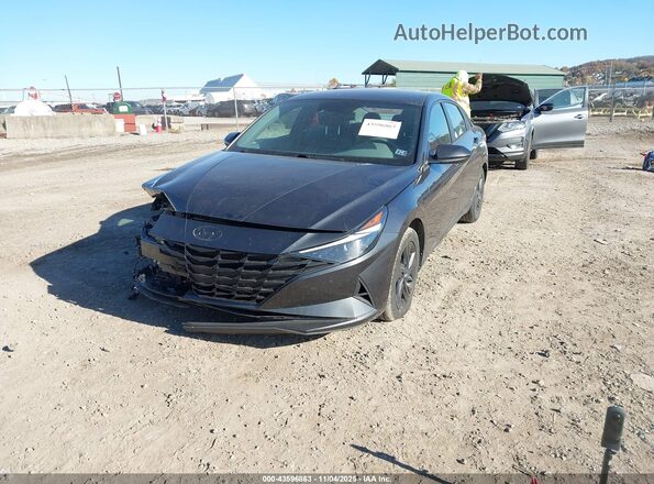 5NPLM4AG1NH084876 2022 HYUNDAI ELANTRA Gray Vista tres cuartos delantera izquierda
