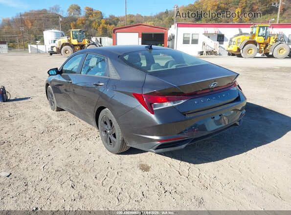 5NPLM4AG1NH084876 2022 HYUNDAI ELANTRA Gray Trasero izquierdo