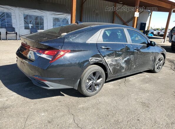 5NPLM4AG3NH058392 2022 HYUNDAI ELANTRA Black Tył prawy