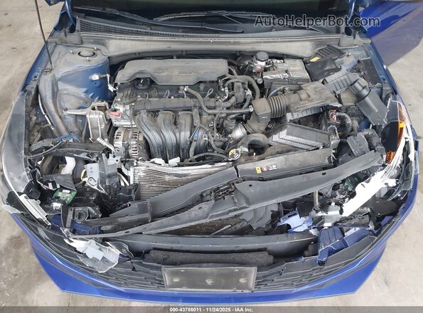 5NPLM4AG3NH072647 2022 HYUNDAI ELANTRA Blue უკანა ხედი