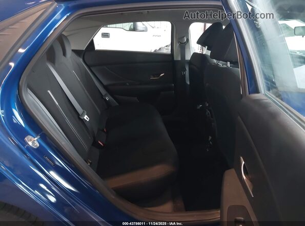 5NPLM4AG3NH072647 2022 HYUNDAI ELANTRA Blue VIN კოდის სტიკერის ხედი