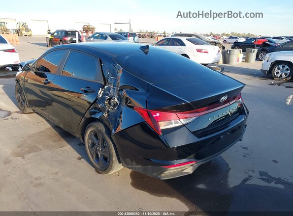 5NPLM4AG5NH067076 2022 HYUNDAI ELANTRA Black Trasero izquierdo