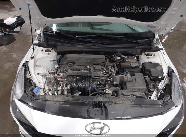 5NPLM4AG6NH070620 2022 HYUNDAI ELANTRA Белый Вид сзади