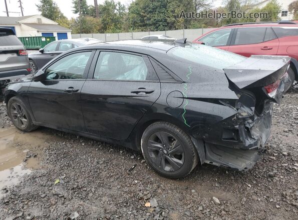 5NPLM4AG8NH074975 2022 HYUNDAI ELANTRA Черный Задняя левая четверть