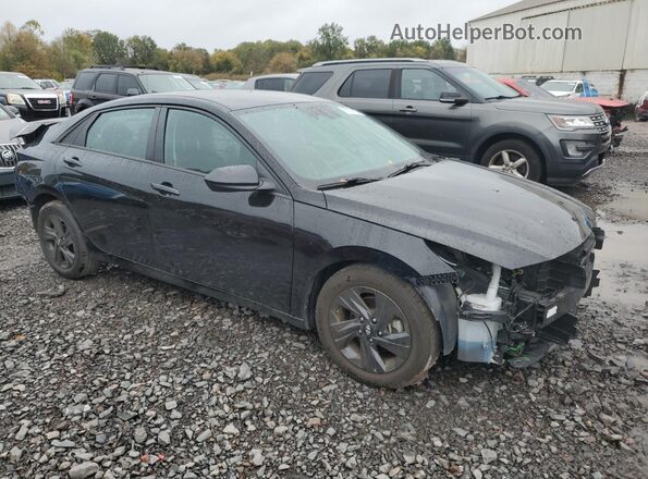 5NPLM4AG8NH074975 2022 HYUNDAI ELANTRA Черный Передняя правая четверть