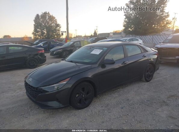 5NPLM4AG8NH077441 2022 HYUNDAI ELANTRA Gray Przód lewy