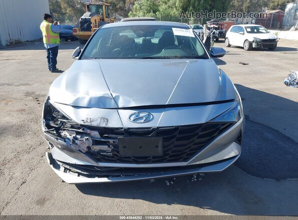 5NPLM4AG8NH079562 2022 HYUNDAI ELANTRA Silver Вид щитка приладів