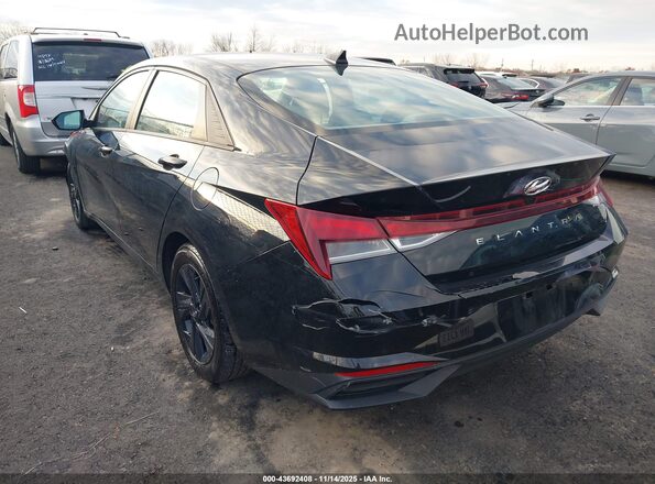 5NPLM4AG9NH071521 2022 HYUNDAI ELANTRA Black Tył lewy