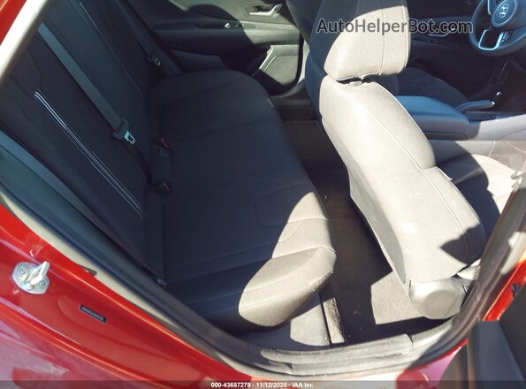 5NPLM4AGXNH073018 2022 HYUNDAI ELANTRA Red Vista de la etiqueta del VIN