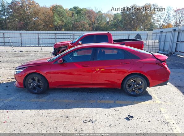 5NPLM4AGXNH073018 2022 HYUNDAI ELANTRA Red Vista interior de 360 grados