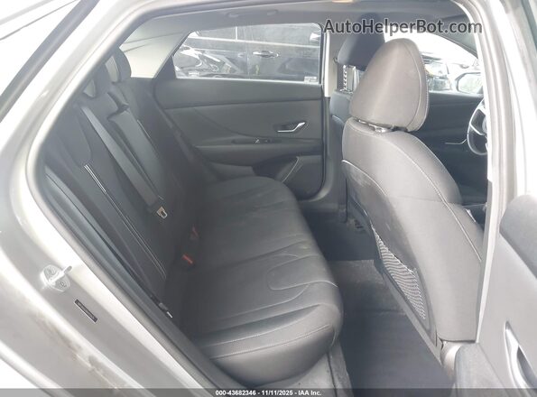 5NPLN4AG0NH055639 2022 HYUNDAI ELANTRA Gray Widok naklejki z numerem VIN
