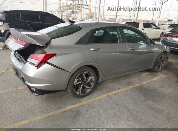 5NPLN4AG0NH055639 2022 HYUNDAI ELANTRA Gray Tył prawy