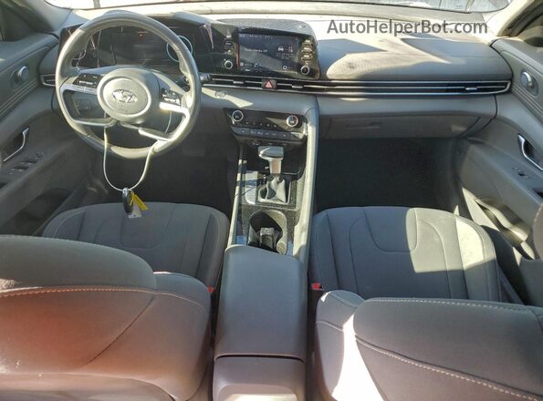 5NPLN4AG4NH065008 2022 HYUNDAI ELANTRA Gray Вид панелі приладів