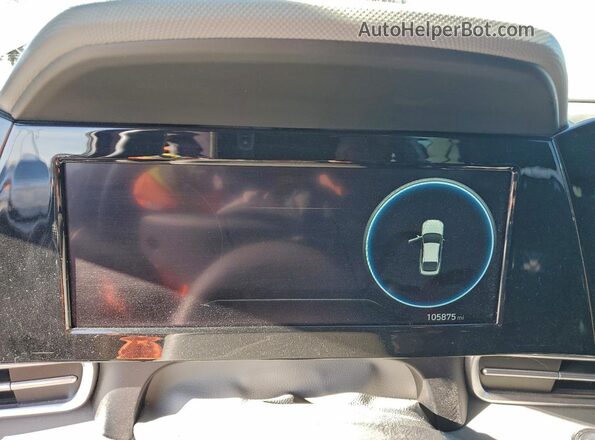5NPLN4AG4NH065008 2022 HYUNDAI ELANTRA Gray Вид щитка приладів