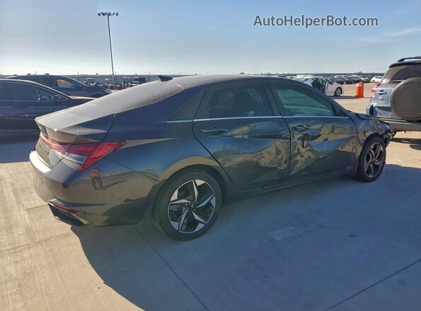 5NPLN4AG4NH065008 2022 HYUNDAI ELANTRA Gray Задня права чверть