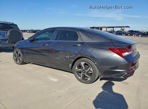 5NPLN4AG4NH065008 2022 HYUNDAI ELANTRA Gray Задня ліва чверть